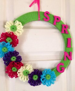 spring green wreath
